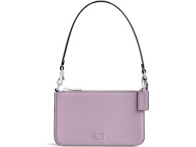 (取寄) コーチ レディース ポーチ バッグ イン クロス グレイン レザー COACH women COACH Pouch Bag in Cross Grain Leather Soft Purple