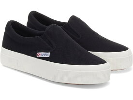 (取寄) スペルガ レディース 2740 プラットフォーム スリップ オン Superga women Superga 2740 Platform Slip On Black