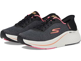 (取寄) スケッチャーズ レディース マックス クッショニニグ エリート 2.0 プリベール ハンズ フリー スリップ-インス SKECHERS women SKECHERS Max Cushioning Elite 2.0 Prevail Hands Free Slip-Ins Black/Orange