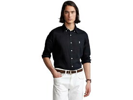 (取寄) ラルフローレン メンズ クラシック フィット ロング スリーブ リネン シャツ Polo Ralph Lauren men Polo Ralph Lauren Classic Fit Long Sleeve Linen Shirt Polo Black