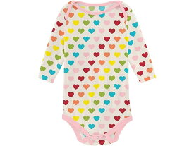 (取寄) キッキー パンツ キッズ ガールズ ロング スリーブ ワンピース セット (インファント) Kickee Pants Kids girls Kickee Pants Kids Long Sleeve One-Piece Set (Infant) Rainbow Hearts/Lotus