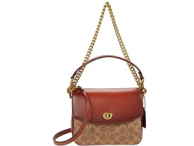 (取寄) コーチ レディース コーテッド キャンバス シグニチャー キャシー クロスボディ 19 COACH women COACH Coated Canvas Signature Cassie Crossbody 19 Tan Rust