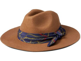 (取寄) ローレン ラルフローレン レディース ウール フェドラ ウィズ ファブリック タイ バンド LAUREN Ralph Lauren women LAUREN Ralph Lauren Wool Fedora with Fabric Tie Band Camel