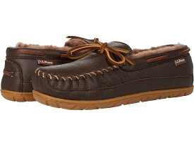 (取寄) エルエルビーン メンズ ウィックド グッド ムースハイド スリッパ モカシン L.L.Bean men L.L.Bean Wicked Good Moosehide Slipper Moccasin Chocolate