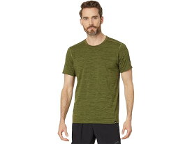 (取寄) ブルックス メンズ ラグゼ ショート スリーブ Brooks men Brooks Luxe Short Sleeve Heather Carbon Green