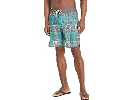 (取寄) クイックシルバー ウォーターマン メンズ リーフ ボクシーズ スカルプ ボードショーツ 20 Quiksilver Waterman men Quiksilver Waterman Leaf Boxes Scallop Boardshorts 20" Capri Breeze