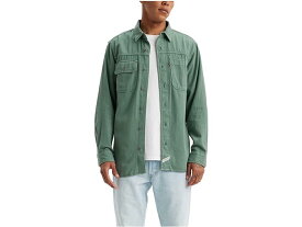 (取寄) リーバイス プレミアム メンズ ロング スリーブ オーバーン ワーカー シャツ Levi's Premium men Levi's Premium Long Sleeve Auburn Worker Shirt Olie Forest Garment Dye