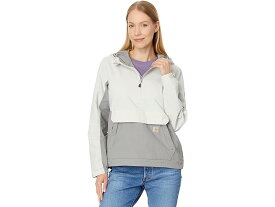 (取寄) カーハート レディース レイン ディフェンダー ルーズ フィット ライトウェイト パッカブル アノラック Carhartt women Carhartt Rain Defender Loose Fit Lightweight Packable Anorak Malt/Asphalt