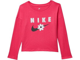 (取寄) ナイキ キッズ ガールズ スポーツ デイジー ロング スリーブ T-シャツ (トドラー/リトル キッズ) Nike Kids girls Nike Kids Sport Daisy Long Sleeve T-Shirt (Toddler/Little Kids) Rush Pink