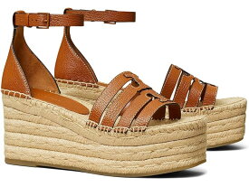 (取寄) トリーバーチ レディース 80 ウム アイネス ケージ ウェッジ エスパドリーユ Tory Burch women Tory Burch 80 mm Ines Cage Wedge Espadrille Bourbon