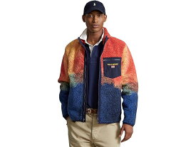 (取寄) ラルフローレン メンズ ポロ スポーツ オンブレ パイル フリース ジャケット Polo Ralph Lauren men Polo Ralph Lauren Polo Sport Ombre Pile Fleece Jacket Red Rock Ombre