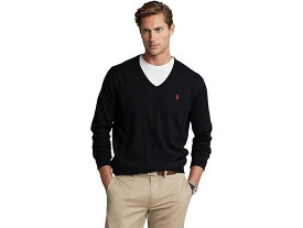 (取寄) ラルフローレン メンズ コットン V-ネック セーター Polo Ralph Lauren men Polo Ralph Lauren Cotton V-Neck Sweater Polo Black