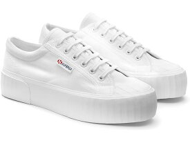 (取寄) スペルガ レディース 2631 ストライプ プラットフォーム Superga women Superga 2631 Stripe Platform White 1