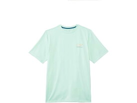 (取寄) ヴィンヤードヴァインズ キッズ ボーイズ ショート スリーブ ホエール ハーバー ティー (リトル キッド) Vineyard Vines Kids boys Vineyard Vines Kids Short Sleeves Whale Harbor Tee (Little Kid) Bleached Aqua Heather