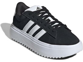 (取寄) アディダス レディース グランド コート プラットフォーム スエード adidas women adidas Grand Court Platform Suede Black/White/Black