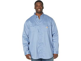 (取寄) カーハート メンズ ビッグ アンド トール フレームレジスタント ライトウェイト ツイル シャツ Carhartt men Carhartt Big & Tall Flame-Resistant Lightweight Twill Shirt Medium Blue