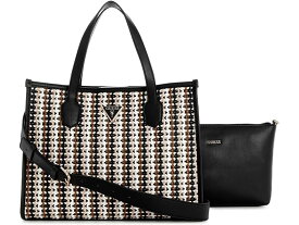 (取寄) ゲス レディース シルヴァーナ ダブル コンパートメント トート GUESS women GUESS Silvana Double Compartment Tote Black Multi