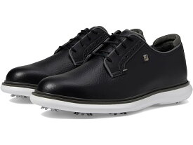 (取寄) フットジョイ メンズ トラディションズ ブルシャー ゴルフ シューズ FootJoy men FootJoy Traditions Blucher Golf Shoes Black/White