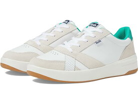 (取寄) ケッズ レディース ザ コート レース-アップ Keds women Keds The Court Lace-Up White/Green