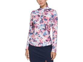 (取寄) キャロウェイ レディース ブラッシュ フローラル プリンテッド サン プロテクション トップ Callaway women Callaway Brushed Floral Printed Sun Protection Top Fruit Dove