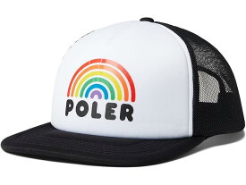 (取寄) ポーラー レインボー トラッカー ハット Poler Poler Rainbow Trucker Hat Black