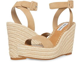 (取寄) スティーブマデン レディース アップステージ ウェッジ サンダル Steve Madden women Steve Madden Upstage Wedge Sandal Tan Suede