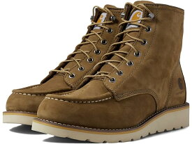 (取寄) カーハート メンズ 6 モック ソフト トゥ ウェッジ ブート Carhartt men Carhartt 6" Moc Soft Toe Wedge Boot Coyote Nubuck