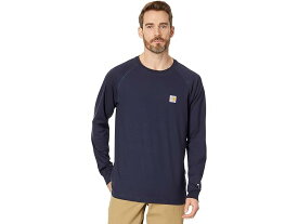 (取寄) カーハート メンズ フレームレジスタント (FR) フォース ロング スリーブ T-シャツ Carhartt men Carhartt Flame-Resistant (FR) Force Long Sleeve T-Shirt Dark Navy