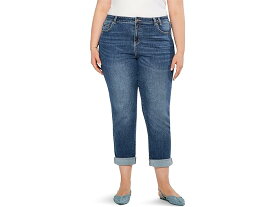 (取寄) ニックゾー レディース プラス サイズ ミッドライズ ガールフレンド ジーンズ NIC+ZOE women NIC+ZOE Plus Size Mid-Rise Girlfriend Jeans Atlantic