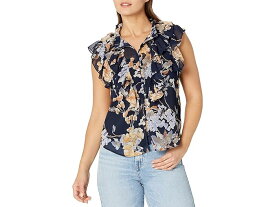 (取寄) ローレン ラルフローレン レディース ピティート フローラル ジョーゼット スリーブレス シャツ LAUREN Ralph Lauren women LAUREN Ralph Lauren Petite Floral Georgette Sleeveless Shirt Navy Multi