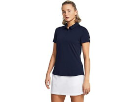 (取寄) アンダーアーマー レディース プレイオフ ショート スリーブ ポロ Under Armour women Under Armour Playoff Short Sleeve Polo Midnight Navy/Midnight Navy/Halo Gray