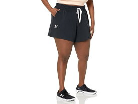 (取寄) アンダーアーマー レディース ライバル テリー ショーツ Under Armour women Under Armour Rival Terry Shorts Black/White