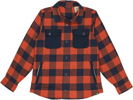 (取寄) エルエルビーン キッズ ビーンフレックス オール-シーズン フランネル シャツ (リトル キッズ) L.L.Bean kids L.L.Bean Beanflex All-Season Flannel Shirt (Little Kids) Peak Orange/Carbon Navy