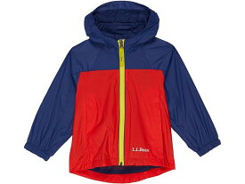 (取寄) エルエルビーン キッズ ディスカバリー レイン ジャケット カラーブロック (トドラー) L.L.Bean kids L.L.Bean Discovery Rain Jacket Color-Block (Toddler) Lobster Red/Dark Royal Blue