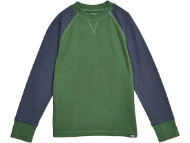 (取寄) エルエルビーン キッズ アンシュリンカブル ミニ ワッフル ロング スリーブ (ビッグ キッズ) L.L.Bean kids L.L.Bean Unshrinkable Mini Waffle Long Sleeve (Big Kids) Rain Forest/Carbon Navy