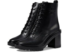 (取寄) トリーバーチ レディース 95 ウム ダブル T ラグ ブート Tory Burch women Tory Burch 95 mm Double T Lug Boot Perfect Black