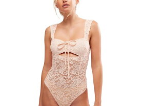 (取寄) フリーピープル レディース ストライク ア ポーズ ボディスーツ Free People women Free People Strike A Pose Bodysuit Peach Dust