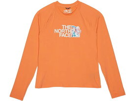 (取寄) ノースフェイス キッズ ガールズ アンフィビアス ロング スリーブ サン ティー (リトル キッズ/ビッグ キッズ) The North Face Kids girls The North Face Kids Amphibious Long Sleeve Sun Tee (Little Kids/Big Kids) Dusty Coral Orange