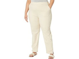 (取寄) ヒュー レディース プラス サイズ チノ スキマー ウィズ サイド スリット HUE women HUE Plus Size Chino Skimmer with Side Slit Linen