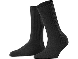 (取寄) ファルケ レディース コージー ウール ブート ソックス Falke women Falke Cosy Wool Boot Socks Anthracite Melange