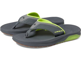 (取寄) クイックシルバー メンズ マソディック リカバリー サンダル Quiksilver men Quiksilver Mathodic Recovery Sandal Grey/Black/Green