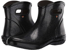 (取寄) ボグス レディース レイン ブーツ アンクル グリッター Bogs women Bogs Rain Boots Ankle Glitter Black