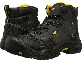 (取寄) キーン ユーティリティ メンズ ローガンデール ウォータープルーフ スティール トゥ KEEN Utility men KEEN Utility Logandale Waterproof Steel Toe Raven/Black