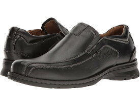 (取寄) ドッカーズ メンズ エージェント バイク トゥ スリップ オン Dockers men Dockers Agent Bike Toe Slip On Black Tumbled Leather