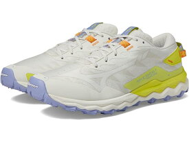 (取寄) ミズノ レディース ウェーブ ダイチ 7 ロキシー Mizuno women Mizuno Wave Daichi 7 Roxy Snow White/Limeade