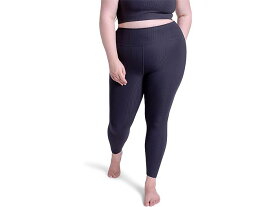 (取寄) ガールフレンドコレクティブ レディース リブ 7/8 レングス レギングス girlfriend collective women girlfriend collective Rib 7/8 Length Leggings Black