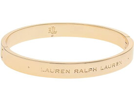 (取寄) ローレン ラルフローレン レディース ロゴ バングル LAUREN Ralph Lauren women LAUREN Ralph Lauren Logo Bangle Gold