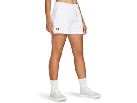 (取寄) アンダーアーマー レディース ライバル フリース ショーツ Under Armour women Under Armour Rival Fleece Shorts White/Black