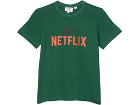 (取寄) ラコステ キッズ キッズ ショート スリーブ ネトフリックス グラフィック T-シャツ (トドラー/リトル キッズ/ビッグ キッズ) Lacoste Kids kids Lacoste Kids Short Sleeve Netflix Graphic T-Shirt (Toddler/Little Kids/Big Kids) Green