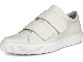 (取寄) エコー メンズ ソフト 60 プレミアム トゥー ストラップ スニーカー ECCO men ECCO Soft 60 Premium Two Strap Sneaker White